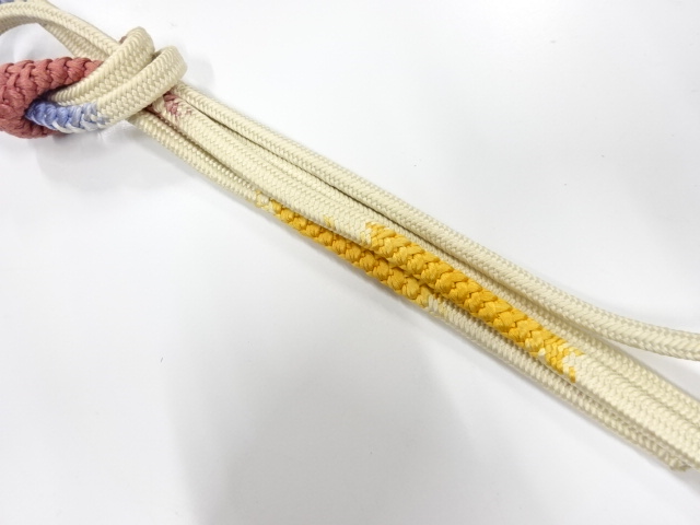 正絹　手組帯締め